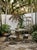 Vintage Cast Stone Garden Dining Set With Dolphin Pedestal Table & Three Matching Stools For Sale - Image 12 of 12