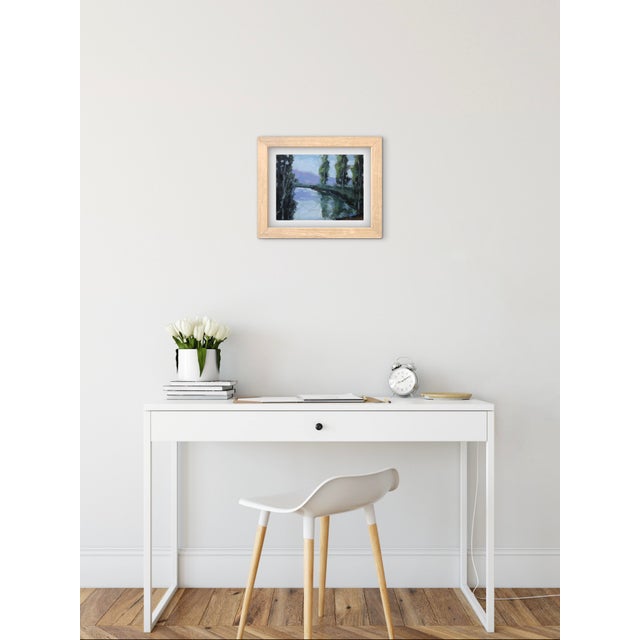 2020s Minimalist Expressionist Landscape (Original Oil Painting) For Sale - Image 5 of 8