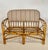 Fabulous & Rare Mid Century Modern Wicker & Rattan 3 Piece Set- Style of Franco Albini Includes: Settee Side Chair Rocking...