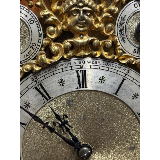 Large Victorian Oak Westminster Chime Clock from Winterthalder & Hoffmier For Sale - Image 4 of 18