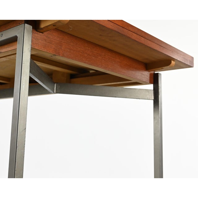 Vintage French Teak Dining Table, 1960s For Sale - Image 4 of 17