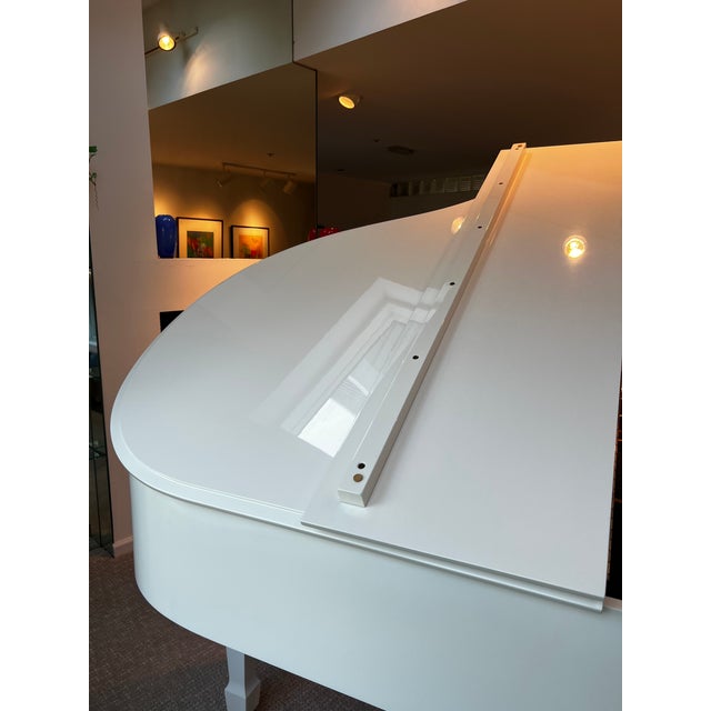 Wood Steinway & Sons Model S Grand Piano With Player Capability and Piano Bench For Sale - Image 7 of 16