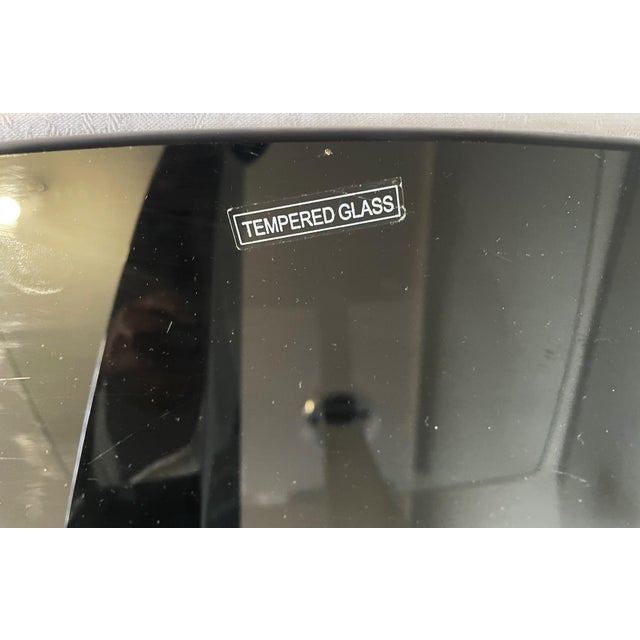 Glass and Chrome-Plated Metal Coffee Table from Temperet Glass, 2000s For Sale - Image 12 of 18