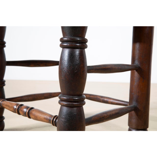 Brown Woven Straw Dining Chairs in the style of Charles Dudouyt, France, 1940s, Set of 4 For Sale - Image 8 of 11