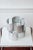 Vintage Brushed Aluminum Pendant Light attributed to Max Sauze, France, 1970s For Sale - Image 11 of 15