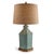 Port 68 Amelia Celadon Bamboo Birdcage Lamp with Raffia Shade For Sale - Image 4 of 4