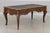 Vintage Louis XV Bureau Plat Writing Desk W. Leather Top For Sale - Image 18 of 18