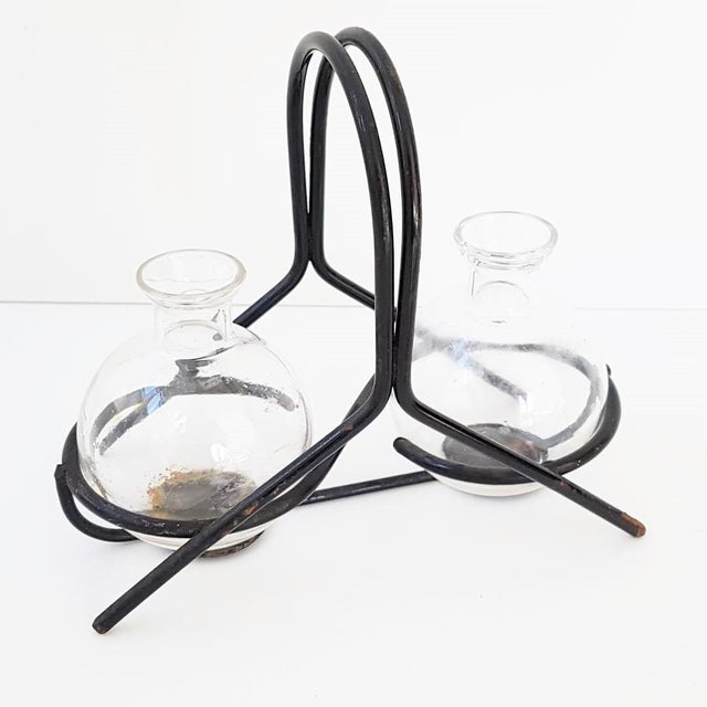 Vinegar Cellar by Mathieu Mategot, 1950, Set of 3 For Sale - Image 9 of 9