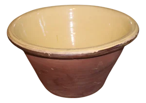 Antique French Dairy Bowl, 1890s