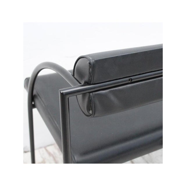 Metal Bench and Chairs from Bieffeplast, 1980s, Set of 3 For Sale - Image 7 of 18