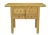Light wood color, grains, knots, lines and natural wood imperfection bring characters to this antique Asian reproduction...