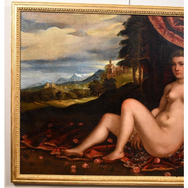 Pauwels Franck / Paolo Fiammingo, Venus Landscape, 1580, Oil on Canvas For Sale - Image 4 of 18