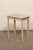Early 20th Century Swedish Minimalist Beige Wood Side Table For Sale - Image 4 of 11