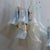 Gilt and Opaline Murano Glass Petal Wall Sconces from La Murrina, 1980s, Set of 2 For Sale - Image 12 of 13