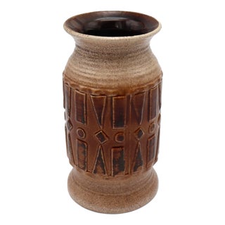 Mid-Century Modern Brutalist Ceramic Vase by Alfred Klein Keramik, 1970s For Sale