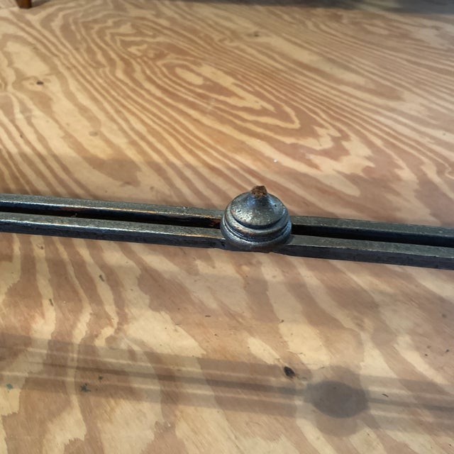 Neoclassical Tooled Leather and Glass Top Console Table For Sale - Image 4 of 9