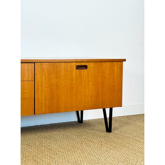 Scandinavian Teak Sideboard, 1960s For Sale - Image 9 of 18
