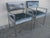 Modern 1970s Modern Chrome Armchairs in Greek Key Velvet Upholstery - a Pair For Sale - Image 3 of 13