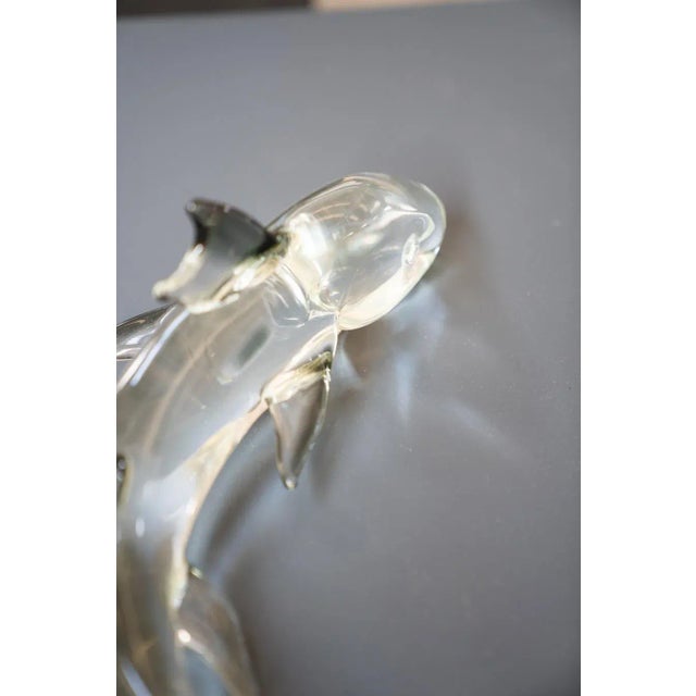 1980s Pedestal Murano Glass Fish, 1980s For Sale - Image 5 of 10