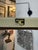 Vintage Laquered Faux Goatskin and Glass Vitrine Cabinets, Pair For Sale - Image 9 of 10