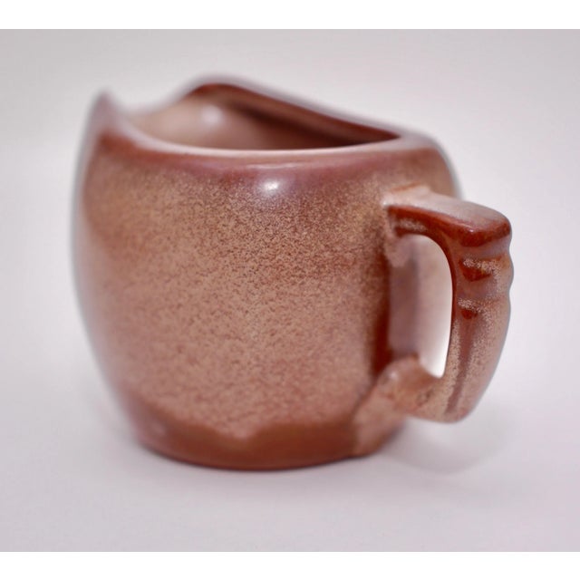 Mid-Century Modern Vintage Brown Frankoma Creamer/Vase For Sale - Image 3 of 11