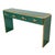 Green Glass Console with Four Drawers, 1980s For Sale - Image 6 of 11