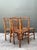 Vintage Bamboo-Style Wood and Cane Chairs - Set of 4 For Sale - Image 12 of 14