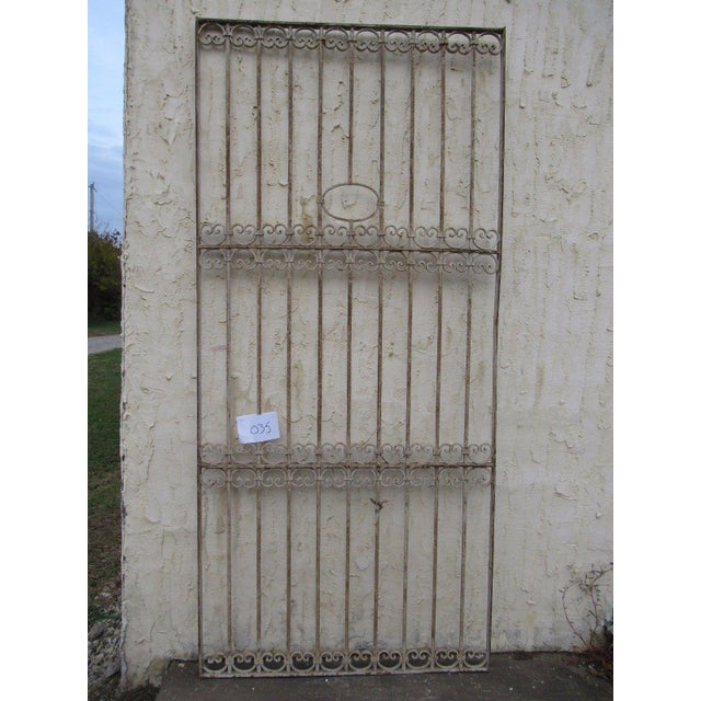 Wonderful piece of Architecture. Heavy, tight, and sturdy.. piece does show signs of age related wear including rust,...