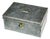 Timeworn Antique Metal Lock Box Storage Home Decor Rustic Industrial For Sale