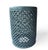 Lanie Celadon Blue Glaze Lattice Garden Stool For Sale - Image 10 of 10