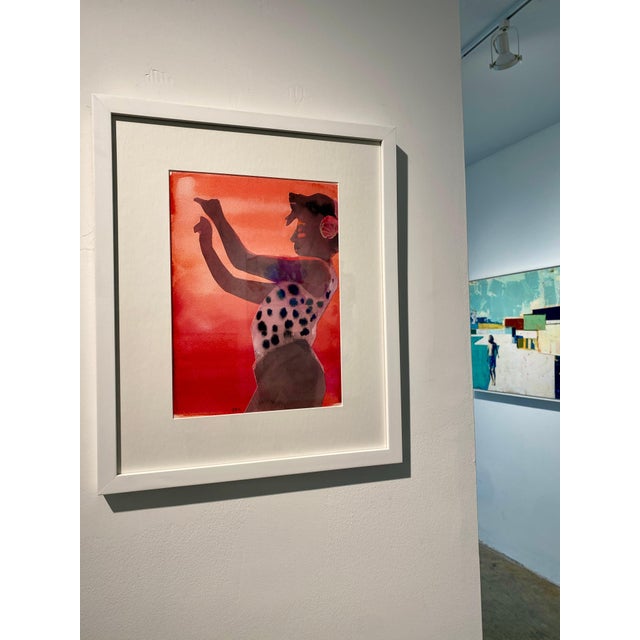 Paper Patsy McArthur, Salsa, Watercolor and Ink and Collage, 2025 For Sale - Image 7 of 13