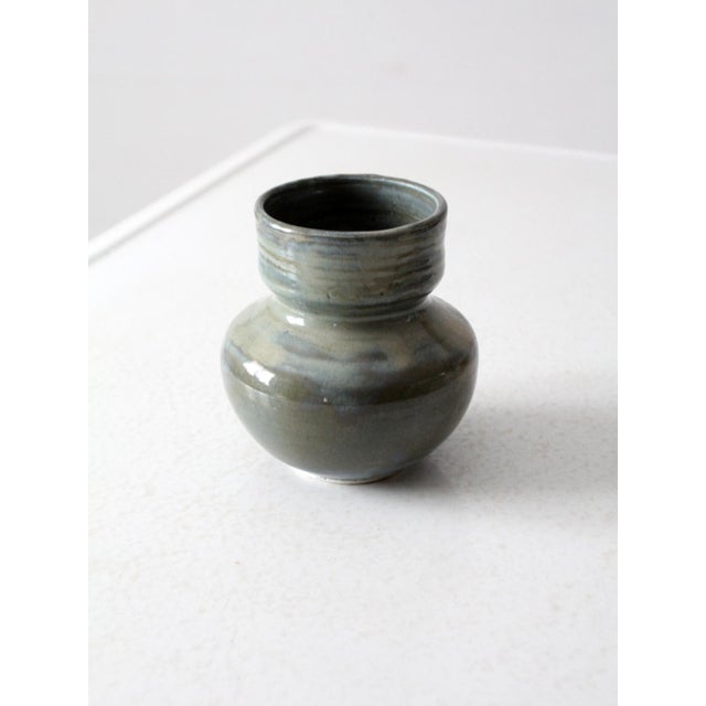 Vintage Studio Pottery Vase For Sale - Image 4 of 9