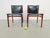 Set of 2 chairs, Tito Agnoli, 1960 Designer: Agnoli, Tito Color: black, brown Material: wood Seating series Edition La...