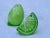 Farmhouse Citrus Chic Trompe-l'Oeil Ceramic Sliced Lime Salt and Pepper Shakers - A Pair For Sale - Image 3 of 10
