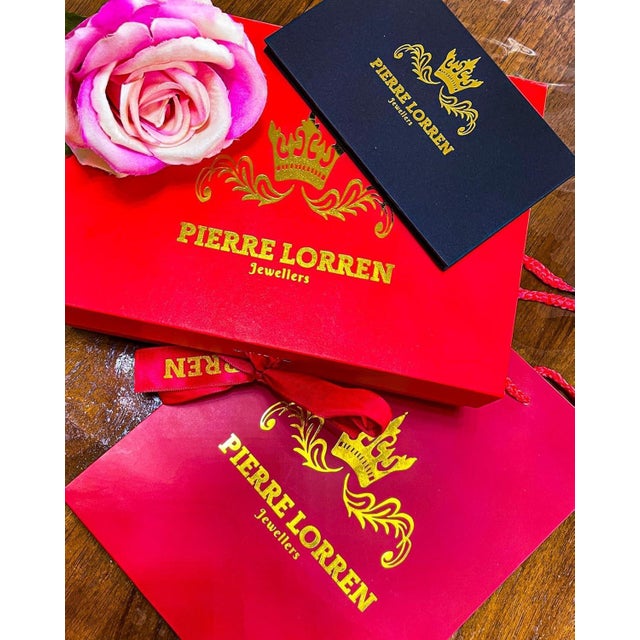 2005 Vintage Fabergé Egg Style XXXXL Pierre Lorren Natural Egg Hand Carved Faberge Style Music Austrian Crystal Pure Gold Deco Handmade 5.1" X 5.9" For Sale - Image 15 of 15