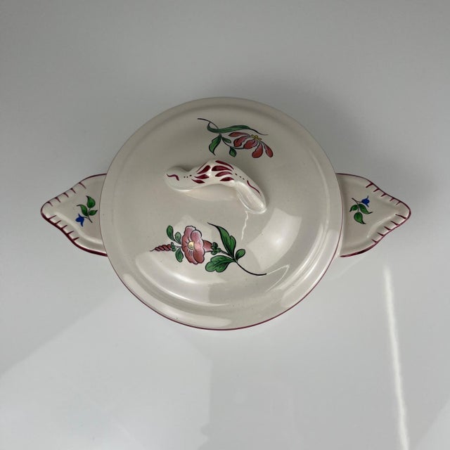 Réverbère Bowl with Ear and Lid from KG Luneville, 1950s For Sale - Image 3 of 9