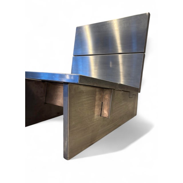 Vintage Stainless Steel Chair, 2000 For Sale - Image 6 of 10