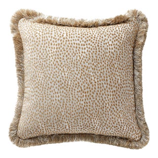 The House of Scalamandré Flurry Pillow, Caribou For Sale