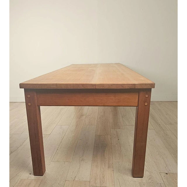 Japanese Sugi Water Pine Work/Dining Table, Japan Circa 1950 For Sale - Image 3 of 6