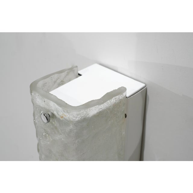 Large Murano Glass Wall Sconce, Italy, 1970s For Sale - Image 12 of 16
