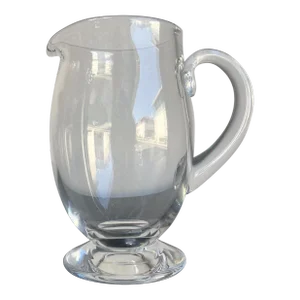 1960s French Baccarat Crystal Water Pitcher France