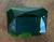 Emerald Large Emerald Facet Cut Green Glass Paperweight For Sale - Image 8 of 12