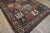 Abstract 1920s Multicolor Garden Geometric Antique Persian Bakhtiari Carpet 6'9'' X 9'' Knotted Wool Rug For Sale - Image 3 of 9