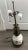 Mid-Century Modern Vintage 1940s Stiffel Bronze and Porcelain Lamp For Sale - Image 3 of 13