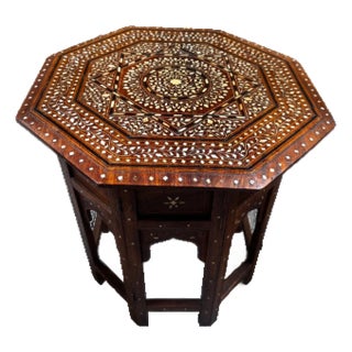 Anglo Indian Folding Table C. 1900 For Sale