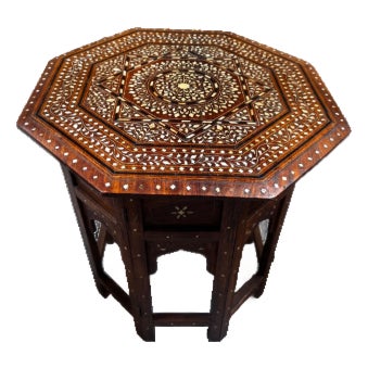 Anglo Indian Folding Table C. 1900 For Sale