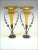 1920s Vittorio Zecchin Trumpet Art Glass Vases in Nouveau Moderne Iron Frames - a Pair For Sale - Image 9 of 9