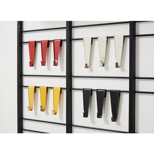 Metal Servo Muto Coat Rack by Tjerk Reijenga for Pilastro, Netherlands, 1950s For Sale - Image 7 of 8