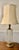 Metal Murano Glass Lamp With Brass Base For Sale - Image 7 of 12