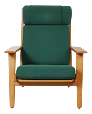 Ge-290a Lounge Chair in Walnut by Hans Wegner, 1980s